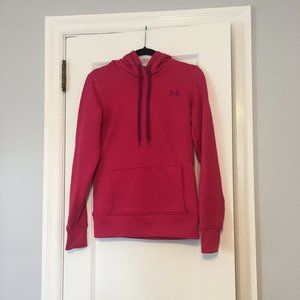 Pink Under Armour Semi-Fitted Pullover Sweatshirt - Sz. XS